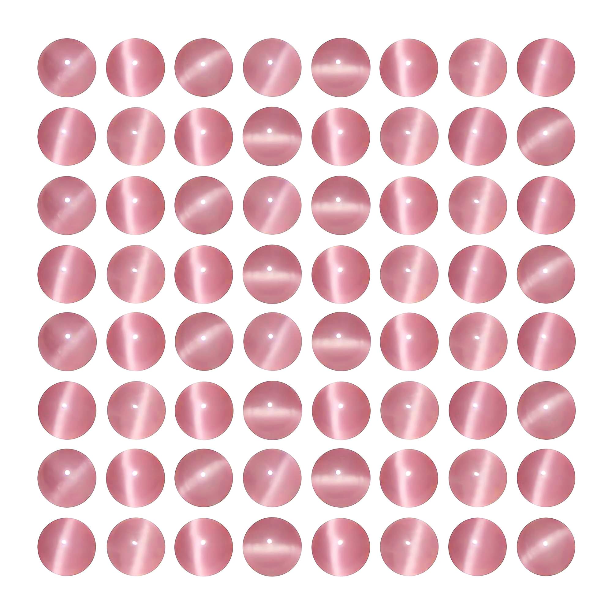 MJDCB 45pcs Pink Cat Eye Stone Beads 8mm Round Crystal Loose Bead for Jewelry Making DIY Bracelets Necklace Accessories