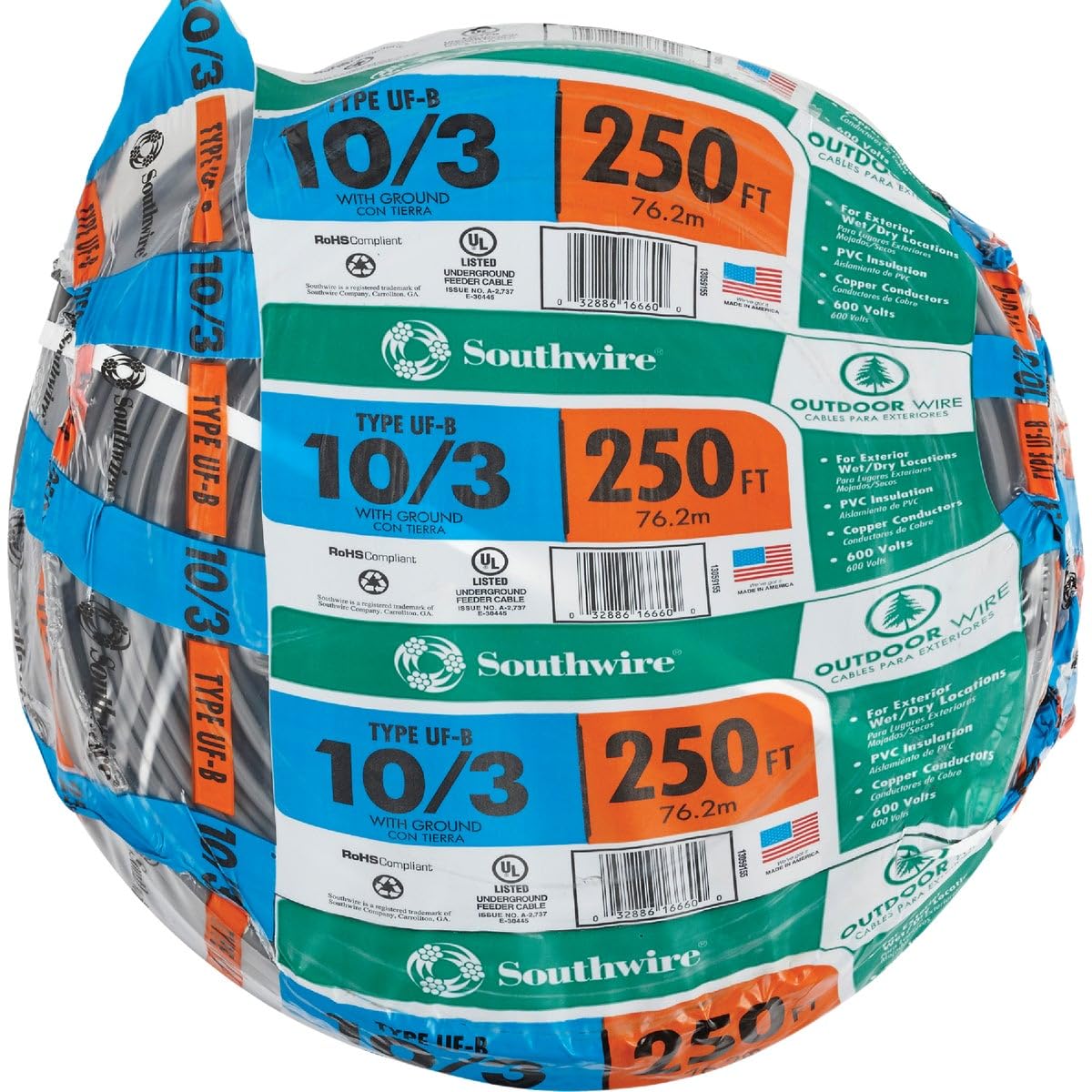 Southwire 80 m 10-3 Ufw/G drut 13059155