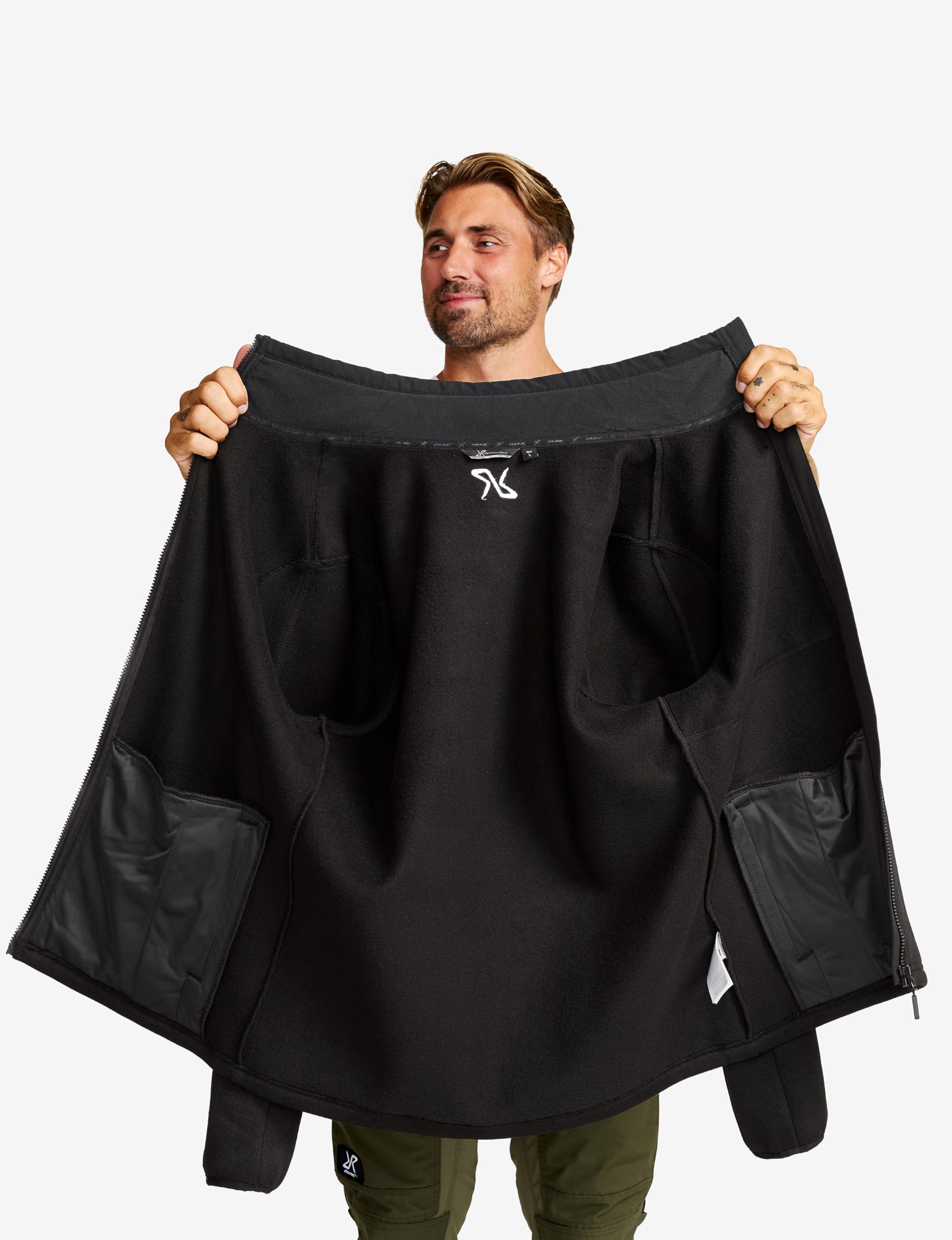 RevolutionRace Northbound Fleece Jacket für Herren, Outdoor-Fleecejacke, perfekt zum Wandern