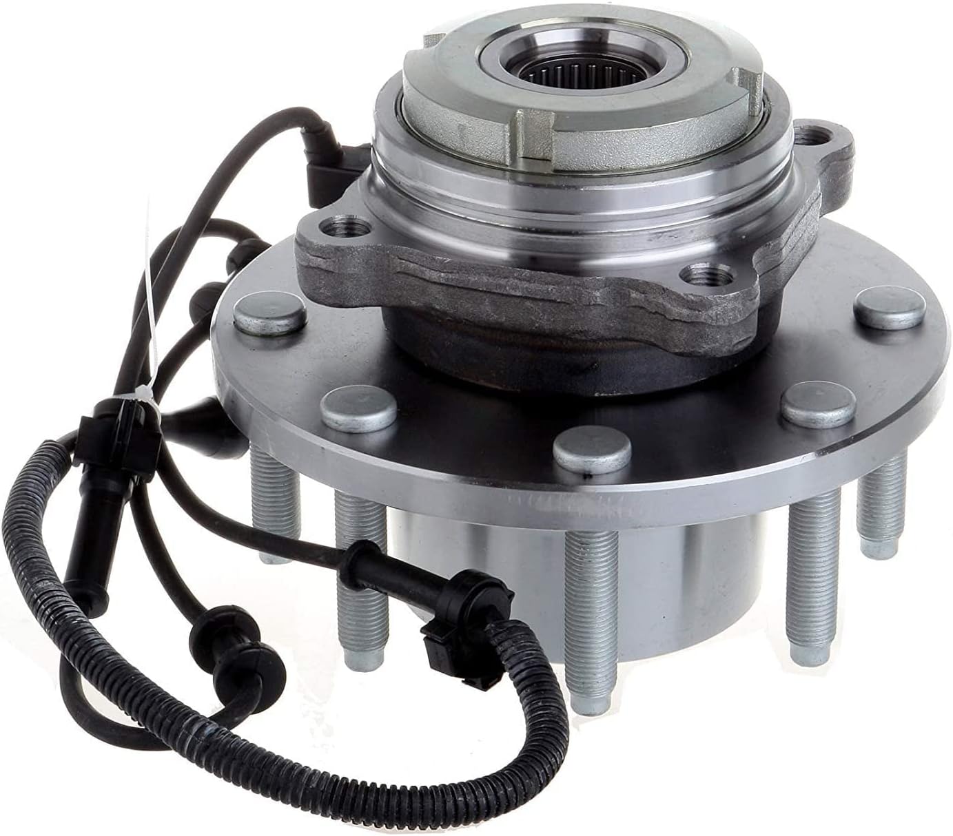 Pair Front Wheel Hub Bearing Assemblies for 2003-2004 Ford F250 F350 Super Duty 4WD 8 Lug SRW for 2002-2005 Excursion