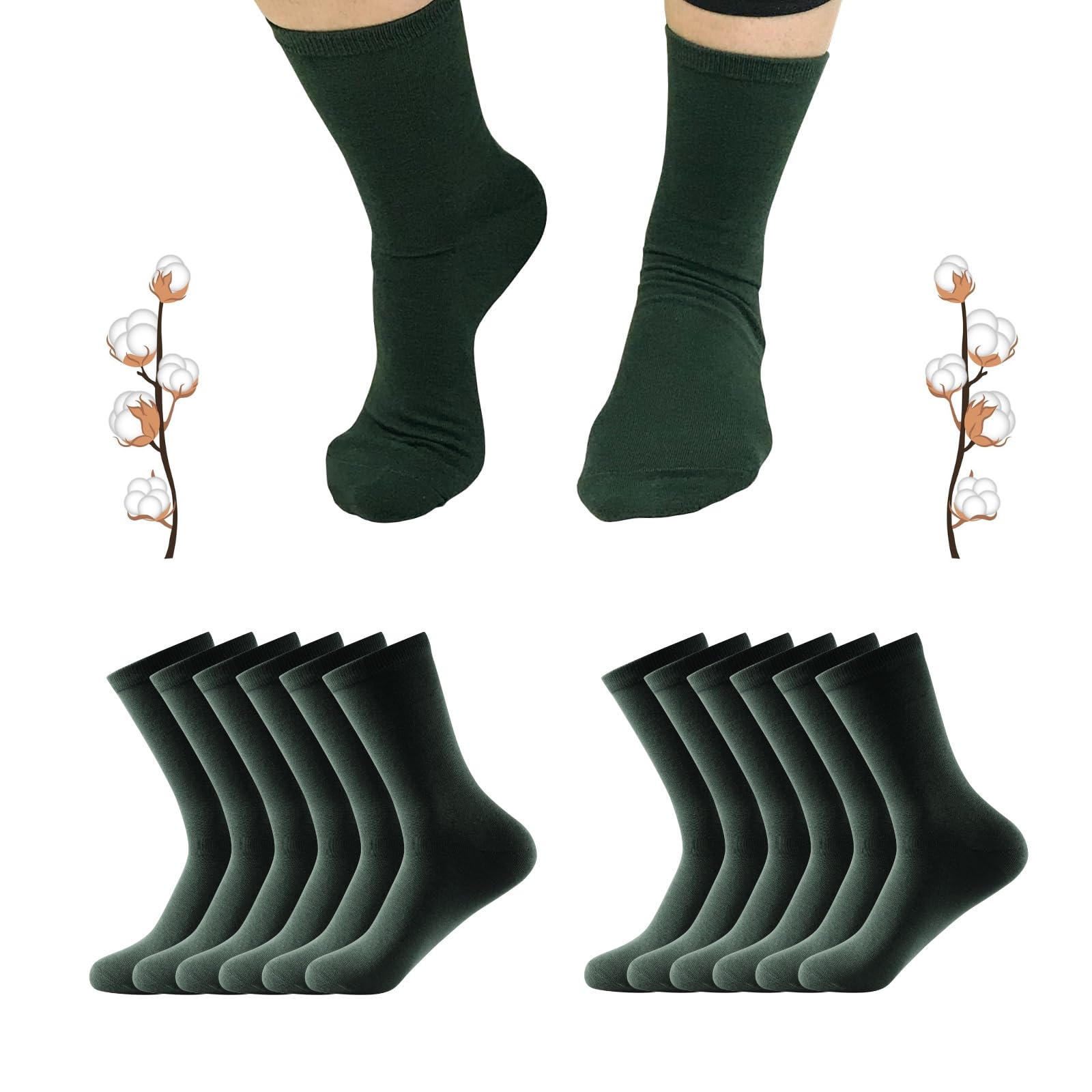 Balseti Calcetines Bajos Colegio 85% Algodón Niños y Adultos. Pack de 6 pares. Modelos Uniforme Escolar, Hombre Ejecutivo, Reunión de Negocios. Diseño Unisex. Granate, Azul Marino, Verde, Gris Oscuro.
