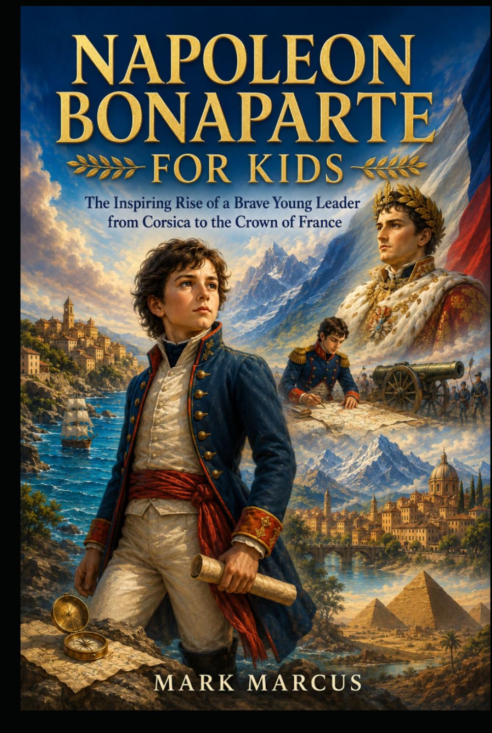 NAPOLEON BONAPARTE FOR KIDS: The Inspiring Rise of a Brave Young Leader from Corsica to the Crown of France (The Curious Kids History Library)