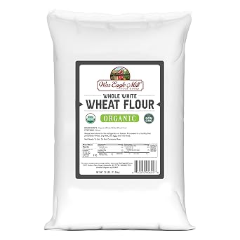 War Eagle Mill Organic Whole White Wheat Flour, 25 Pounds