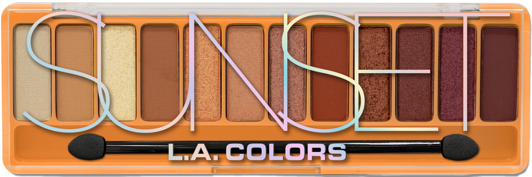 L.A. COLORS COLOR VIBE EYESHADOW (CES787-CES791) (Sunset) CES789 Sunset