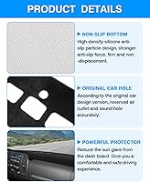 Vista 6 de Autorder - Tapete para salpicadero para 2007-2013 Chevy Chevrolet Silverado/GMC Sierra con dos guanteras, accesorios, cubierta de salpicadero