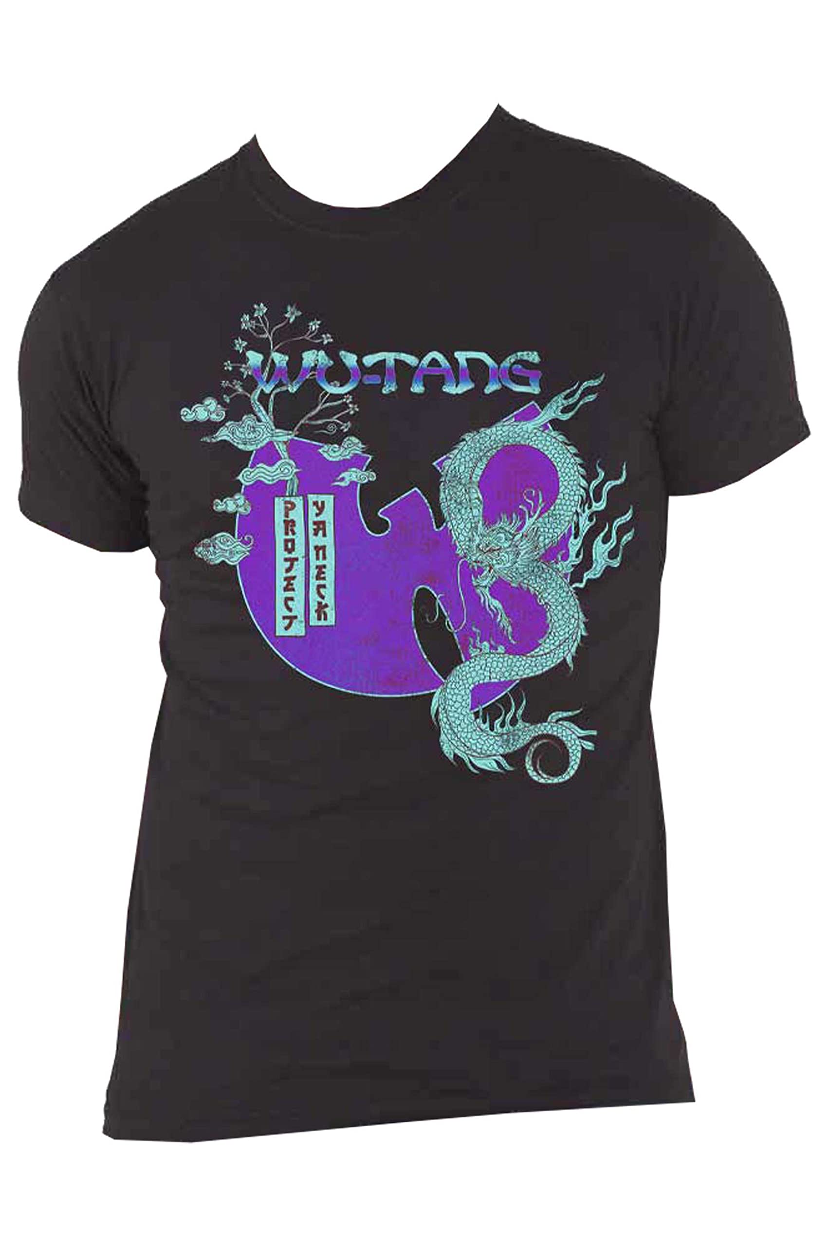 Wu-Tang Clan T Shirt Dragon Bonsai Band Logo Nouveau Officiel Homme Noir