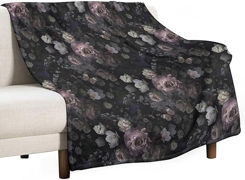 Miniatura 56 de Manta de tiro floral retro de los años 70, estilo bohemio, ondulado, geométrico, hippie, lindas flores, amarillo y naranja, manta con estampado