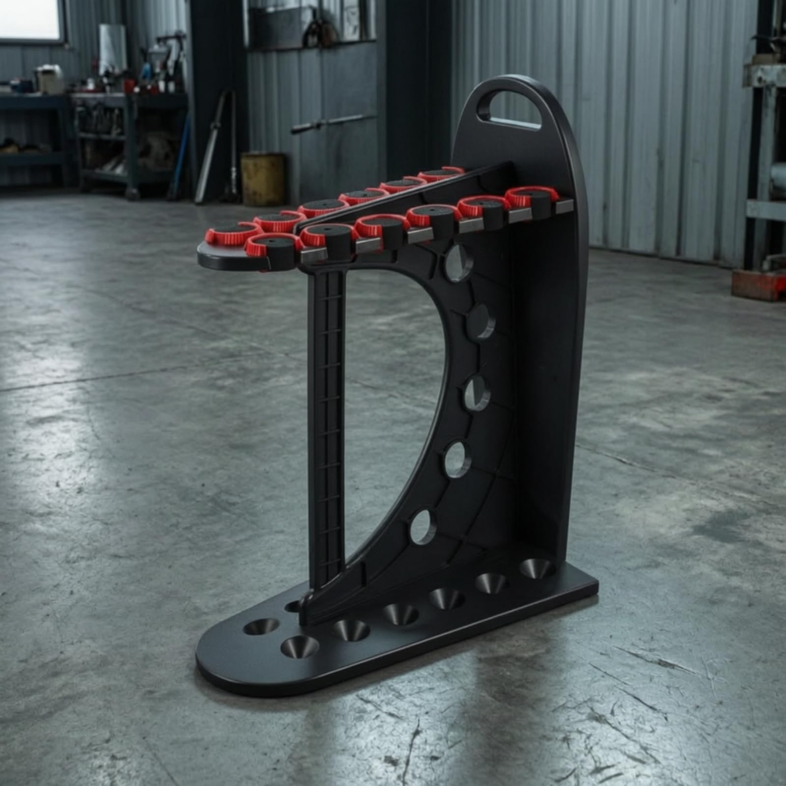 Portacanne da Pesca Supporto Portarods Porta Canne Rastrelliera Compatta Design Verticale con Slot Antiscivolo Protezione Della Vernice Delle Canne E
