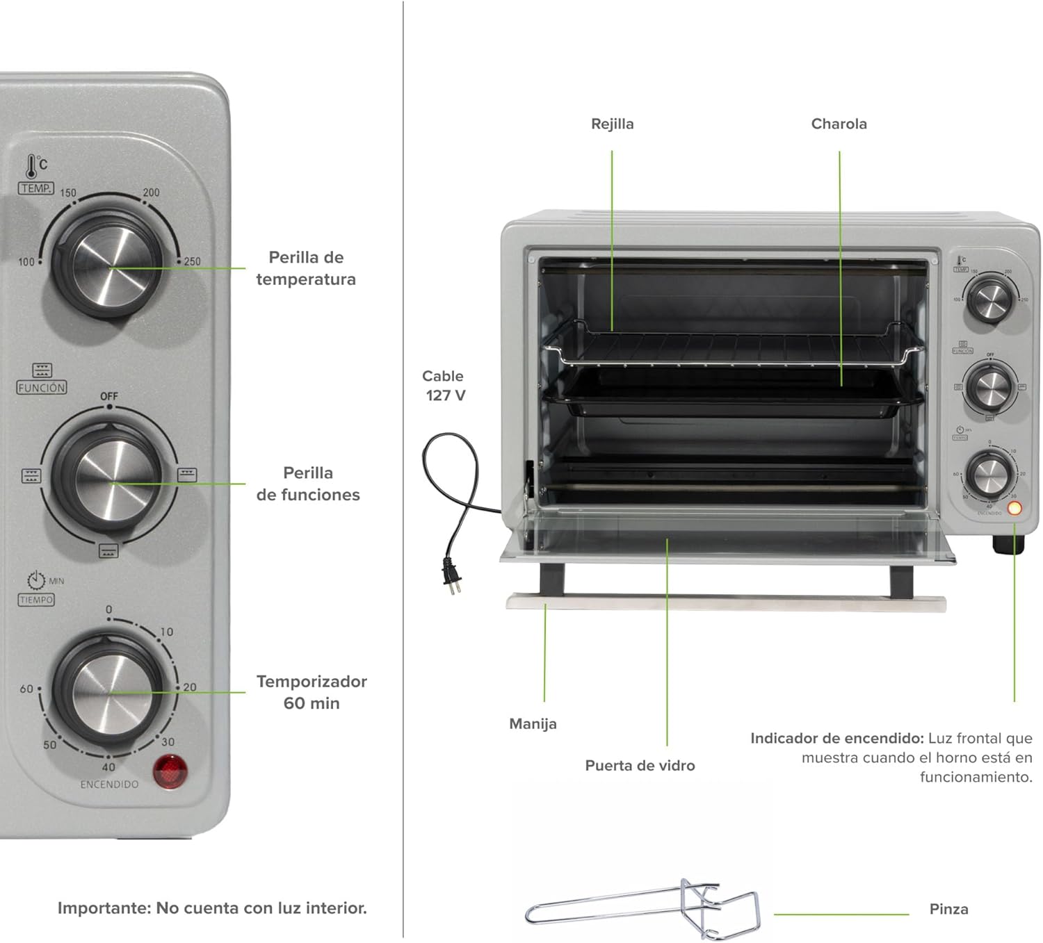 AVERA HEL30 Oven Components
