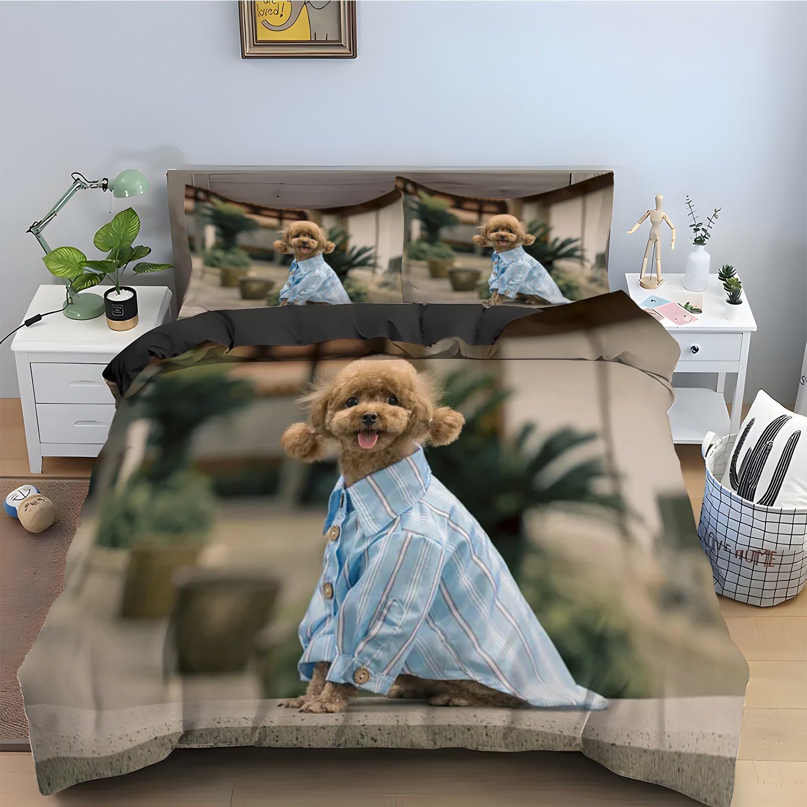 Housse de couette 200x200 caniche pour en finir avec les draps rudes et froids