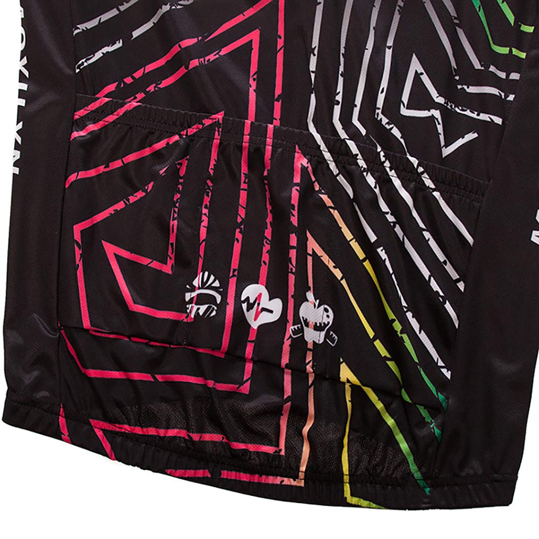 Maillot Ciclismo Hombre Manga Corta Traje Jersey Ciclismo Pro Camiseta Ciclismo Camiseta Ciclismo Ligero Secado Rápido de Bicicleta Verano con Impresión Tinta Italiana