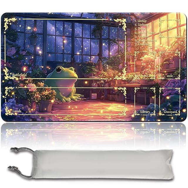 MTG Alfombrilla de juego XXL Premium (60 x 35 cm), diseño de fantasía de alta definición