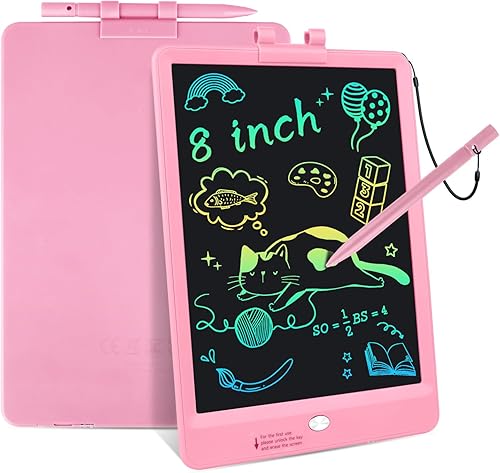 VTECHOLOGY 1 tableta de escritura LCD, almohadillas de dibujo reutilizables borrables para niños pequeños. Tablero de dibujo para niños pequeños de