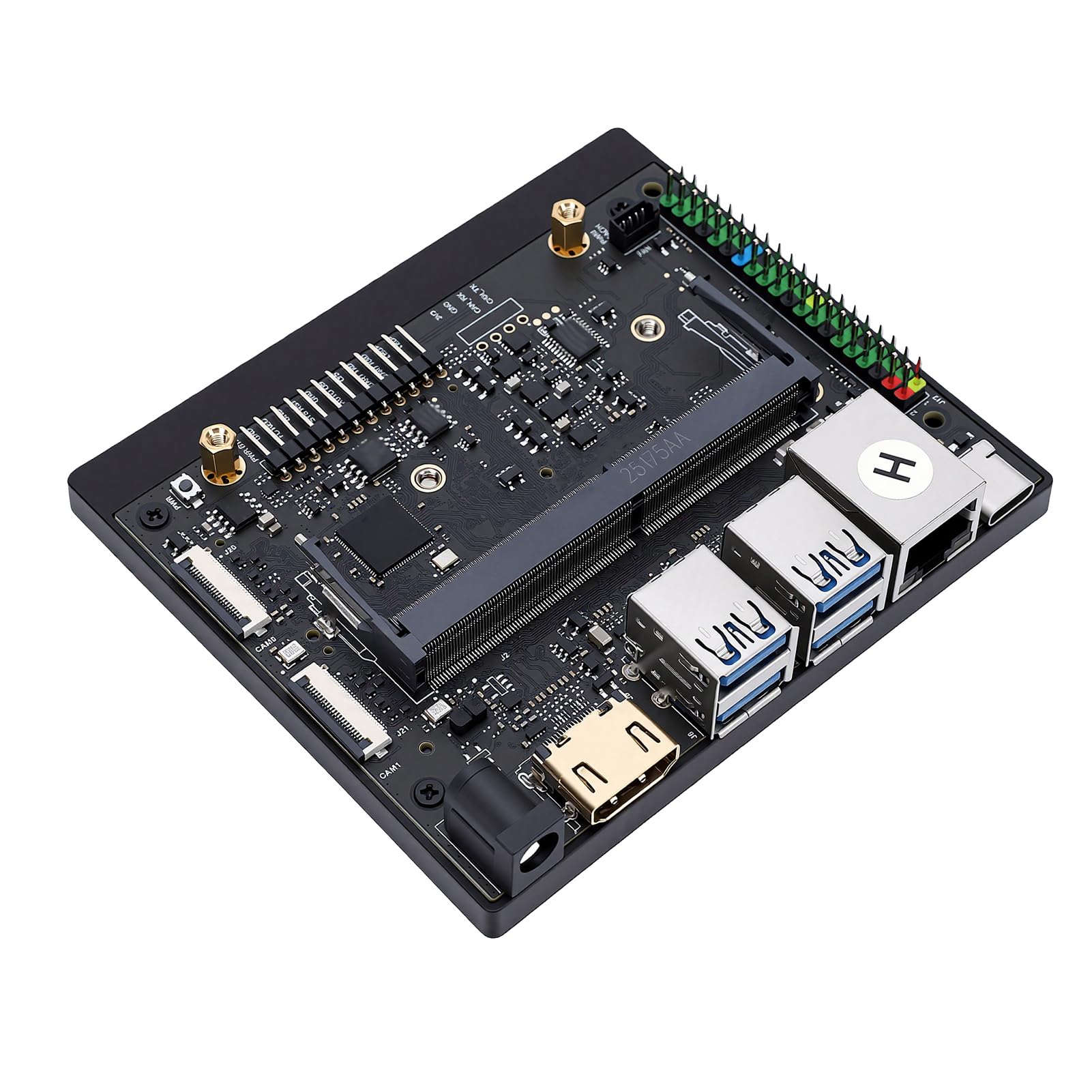 Generic Scheda di Sviluppo AI con connettività Estesa per Scheda PCB Super Carrier Orin NX, Potente Supporto per Applicazioni AI, Adatta a Ingegneri e Sviluppatori