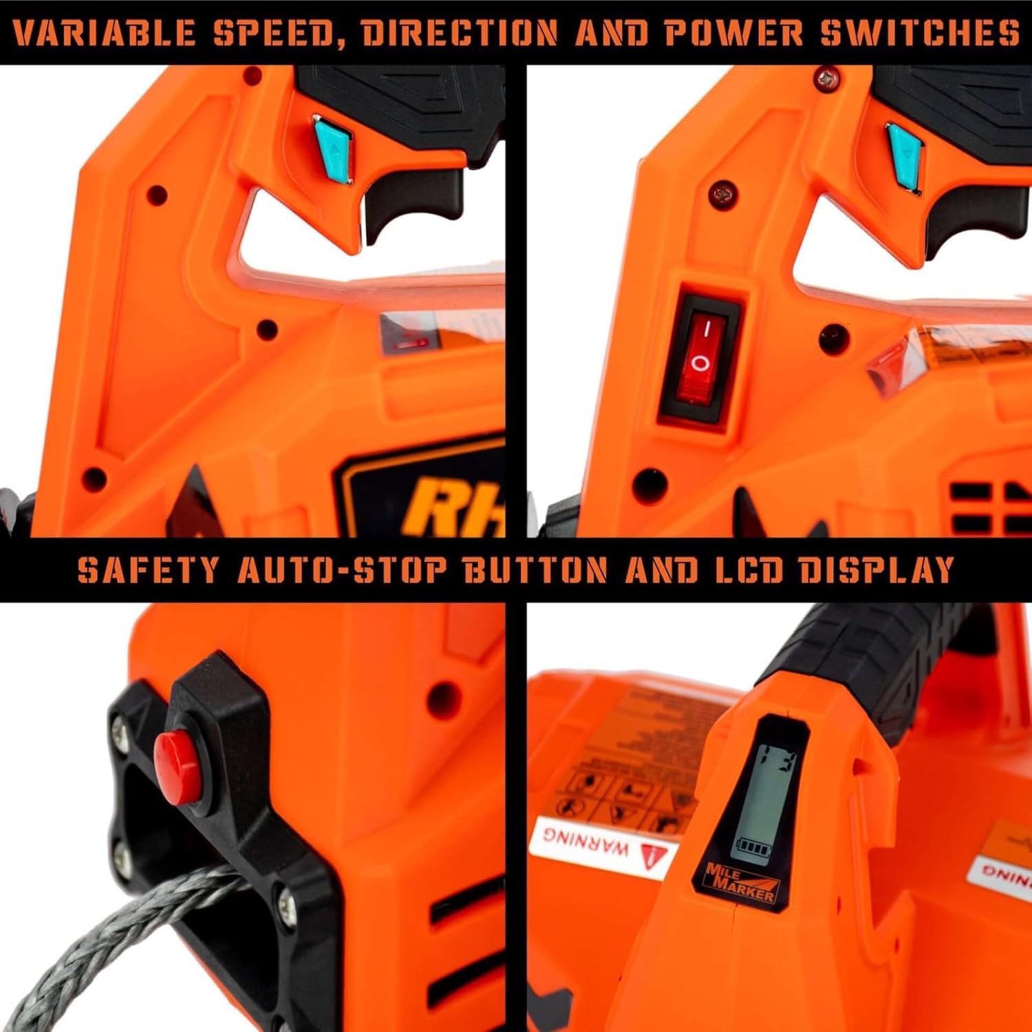 Mile Marker Rhino Pull 1000 Portable Winch