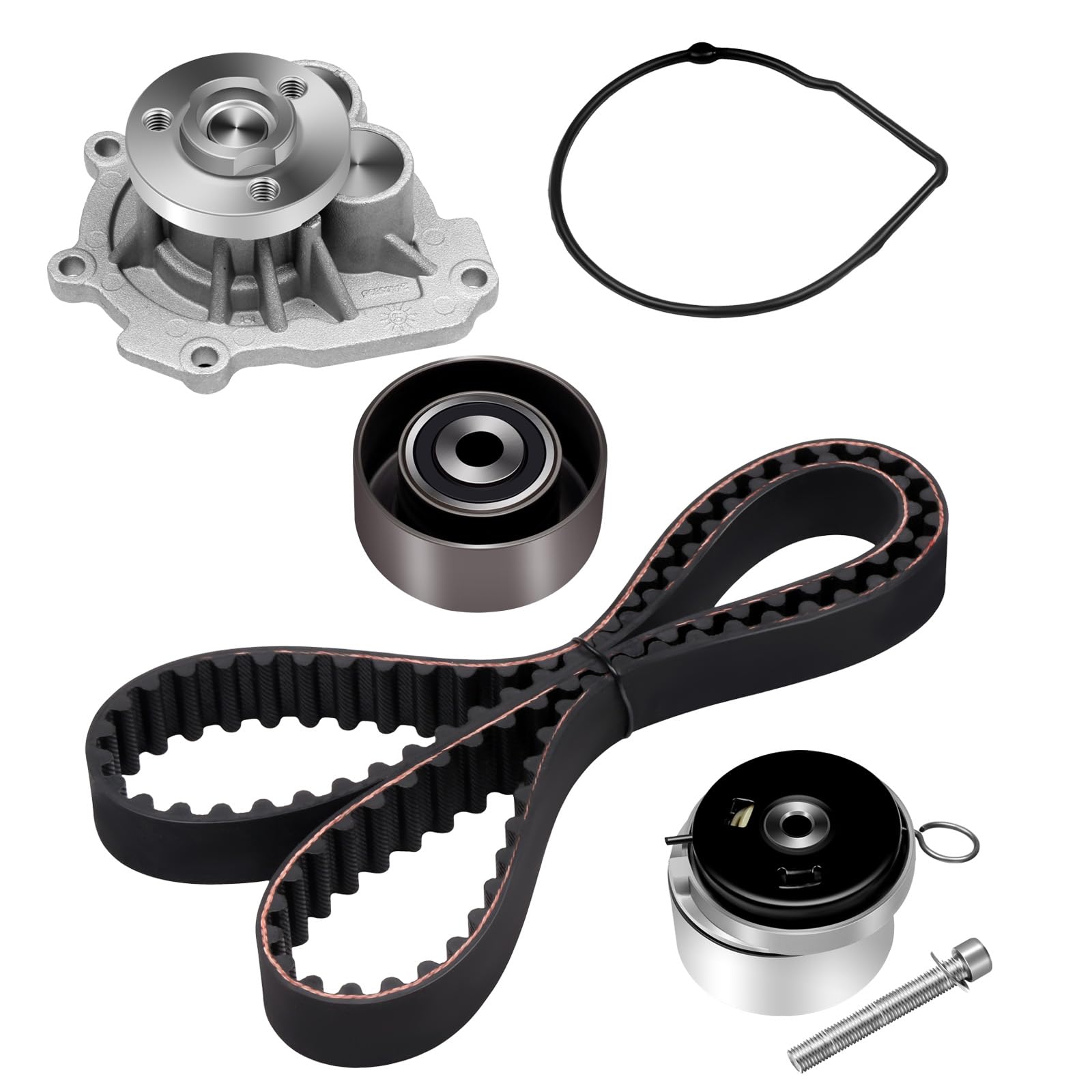 ECCPP Timing Belt Water Pump Kit Fit for 2007-2008 for Chevy Astra 2009-2011 for Chevy Aveo 2009-2011 for Chevy Aveo5 2010-2016 for Chevy Cruze 2016