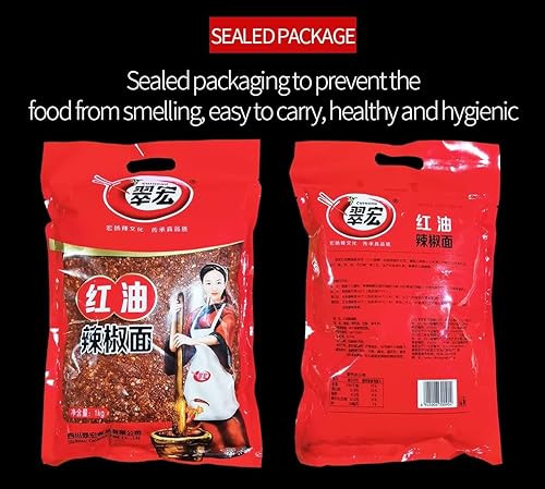 Miniatura 3 de Chile rojo chino Sichuan polvo 35.27oz1000g, Premium Spice Szechuan Red Chilli Pepper Powder Bulk, Original importado de China