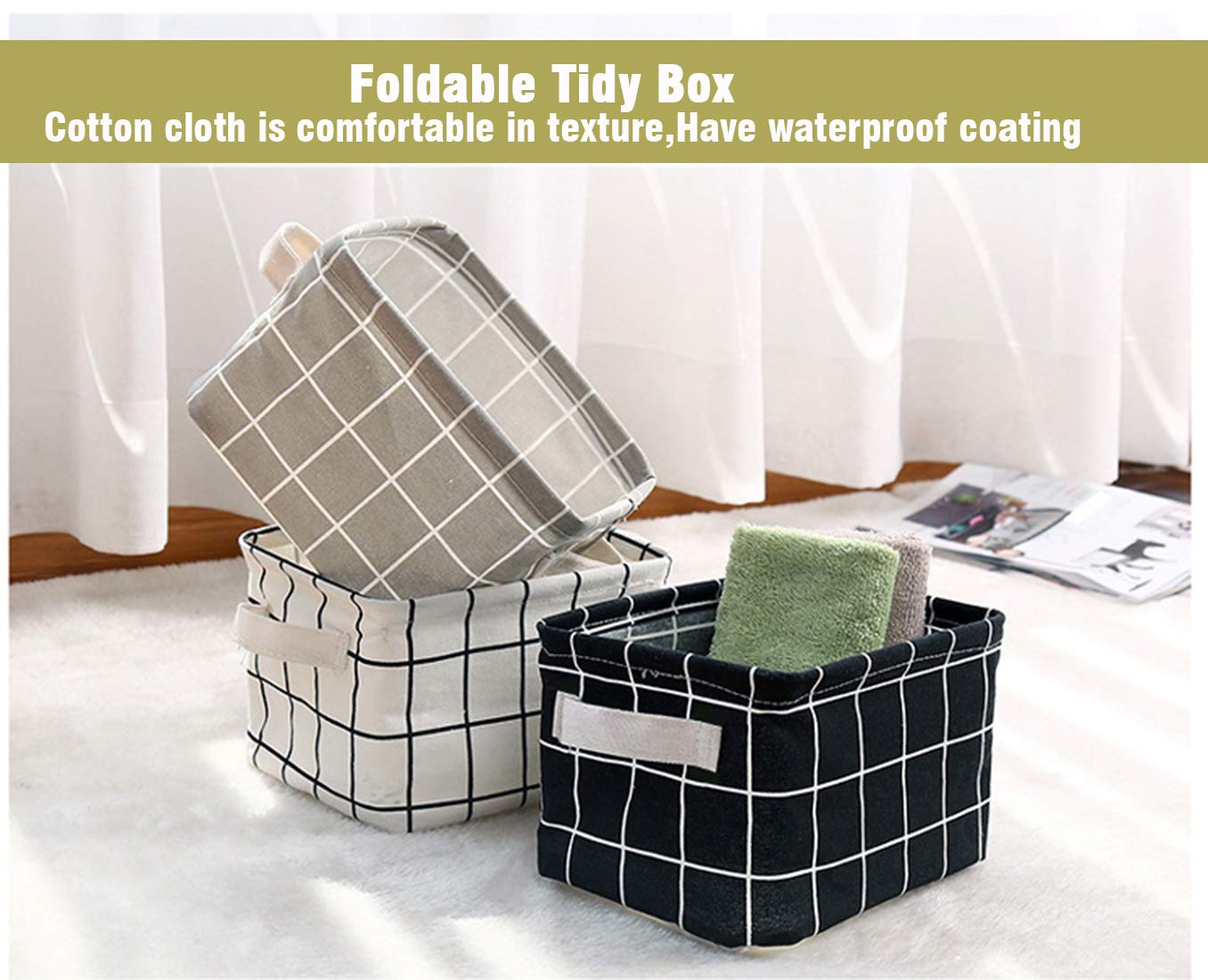 Pethiy Cesta De Lona Para Juguetes Para Gatos, Cesta Con Asas Para Almacenamiento De Ropa Para Gatos, Contenedor De Juguetes Para Mascotas, Almacenamiento De Juguetes Para Gatos, Papelera De