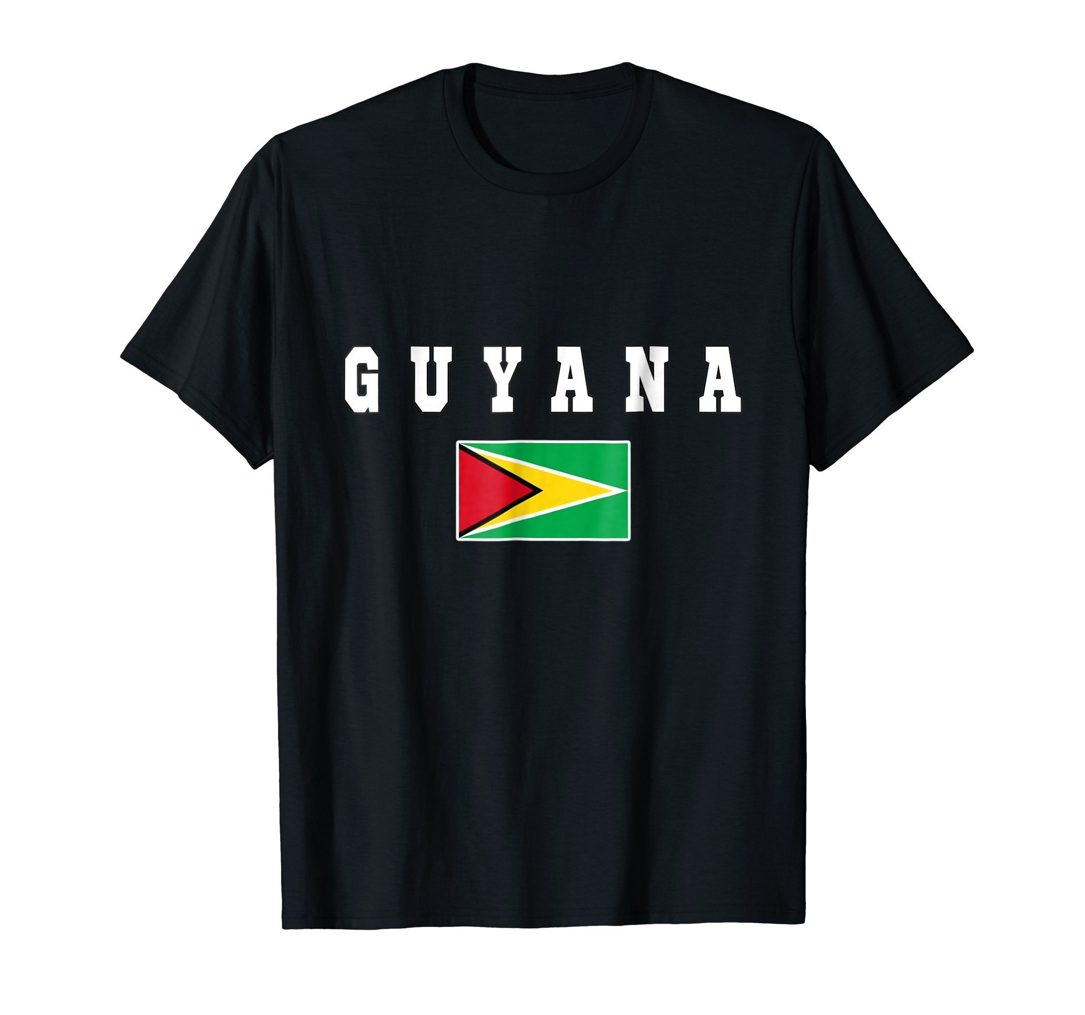 Guyana National Pride T-shirts Guyanese TeesGuyana T-shirt Guyanese Tee Flag souvenir Gift Georgetown T-ShirtOEKO-TEX STANDARD 100