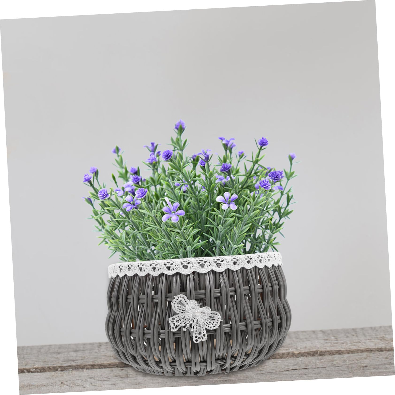 BESPORTBLE 3stücke Rustikaler Geflochtener Pflanzenkorb Für Blumenarrangements Dekorativer Blumentopf Rattan Für Sukkulenten Und Cacteen Perfekter Wohnaccessoire Für Stil