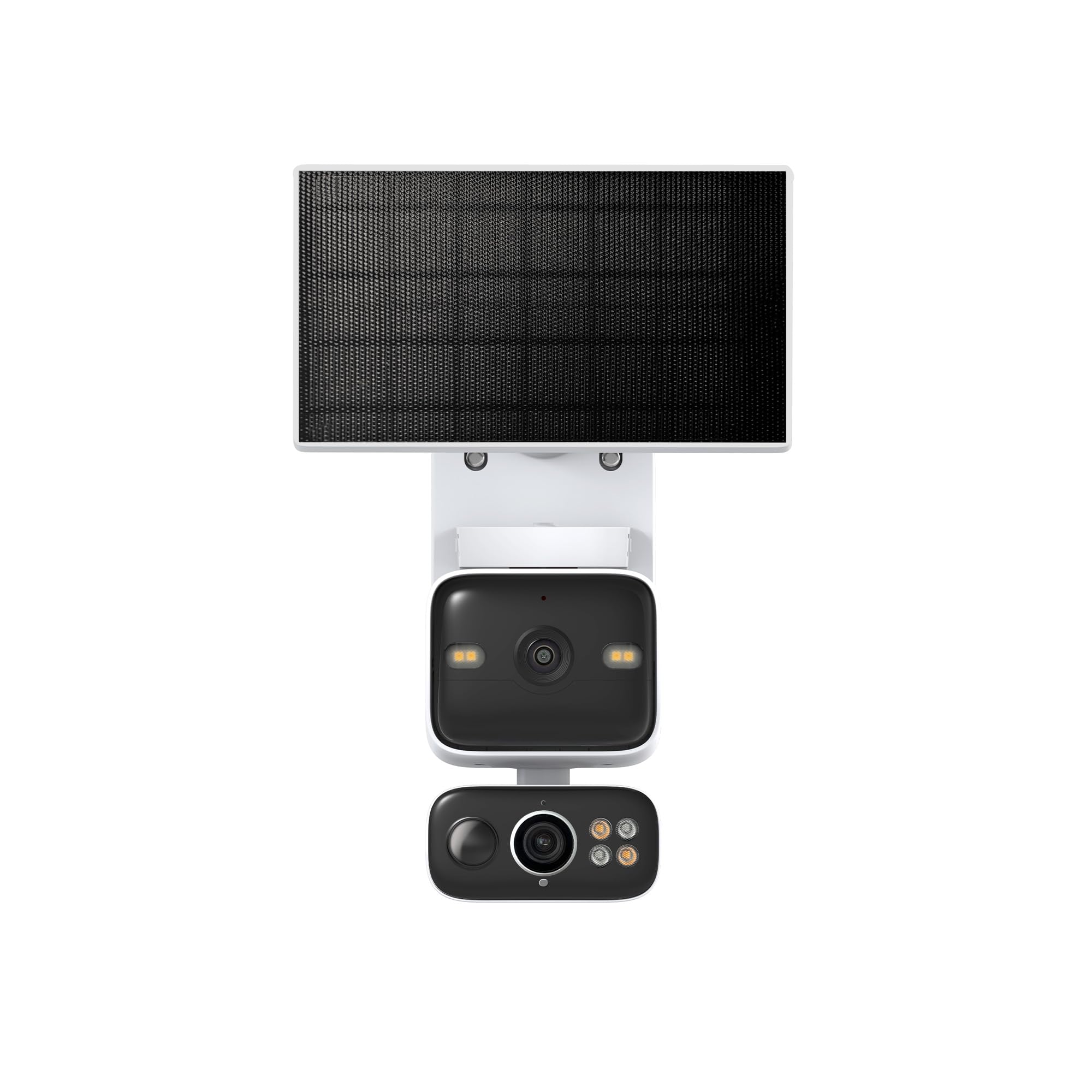 Tapo C645D Kit - Cámara Vigilancia Exterior 360º Doble Lente 2K Panel Solar | Detección de Movimiento, Personas y Mascotas. Con Panel Solar y Batería de 10000mAh. Alarma Luz y Sonido. App Tapo.