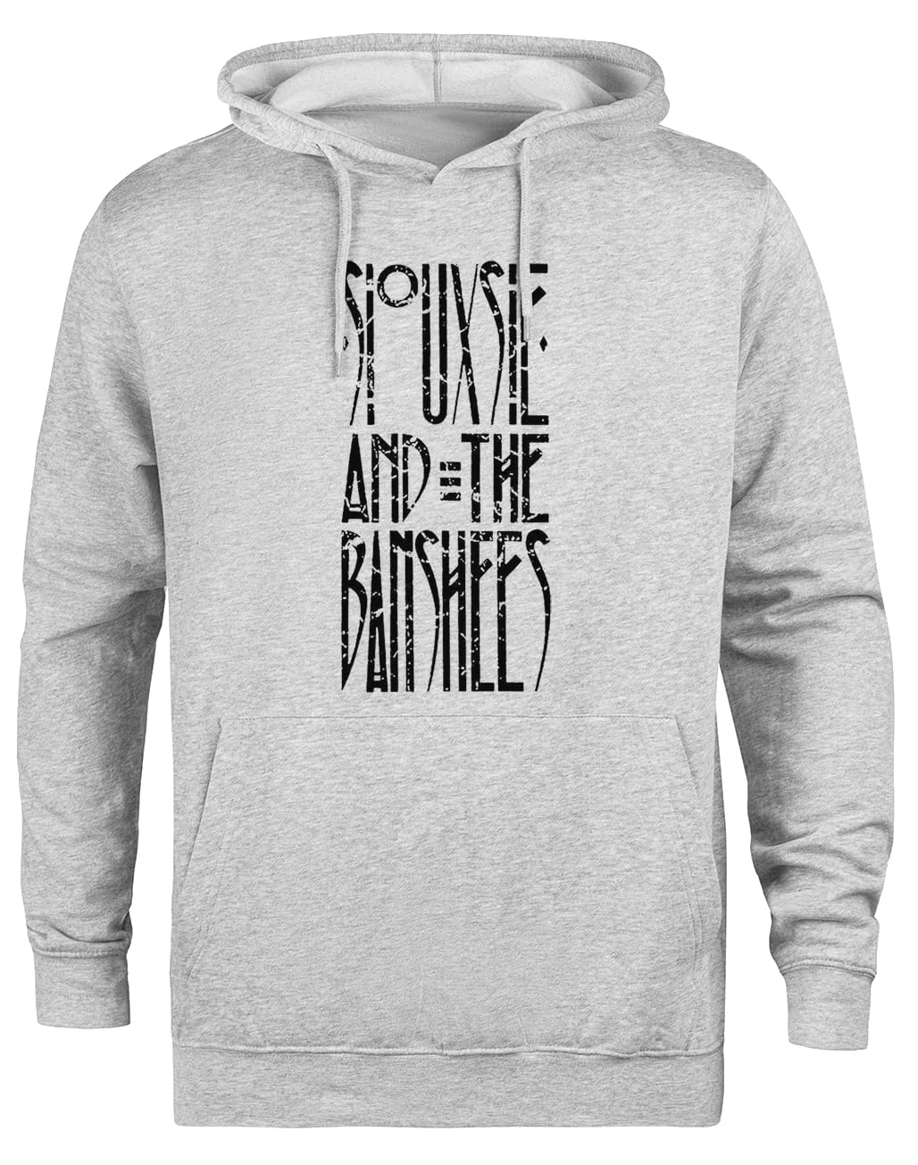 Souuxsie & The Banshees Logo Felpa con Cappuccio Grigia Unisex Giacca con Cappuccio Ecologica