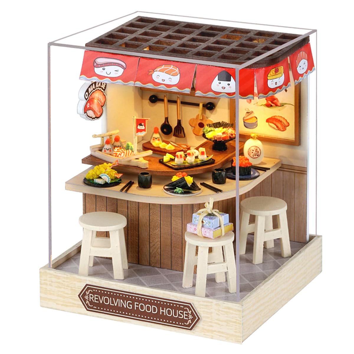 Amazon | CUTEROOM ミニチュアハウス 、ミニチュア 飾り物手作りDIY