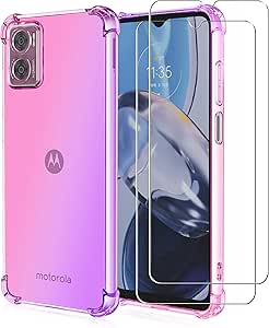 Cover Motorola Moto E22 / E22i DEDUX: Custodia Trasparente Con Sfumatura E Protezione Antiurto - 2