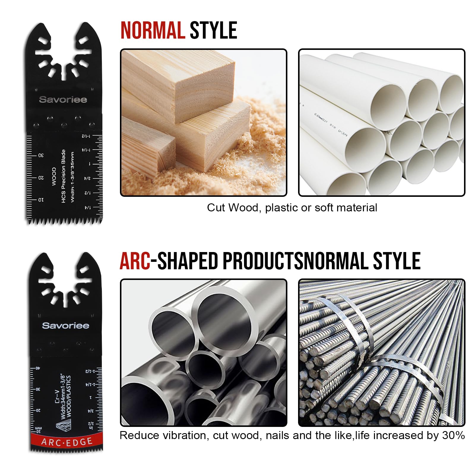 20PCS Oscillating Saw Blades - Image 4