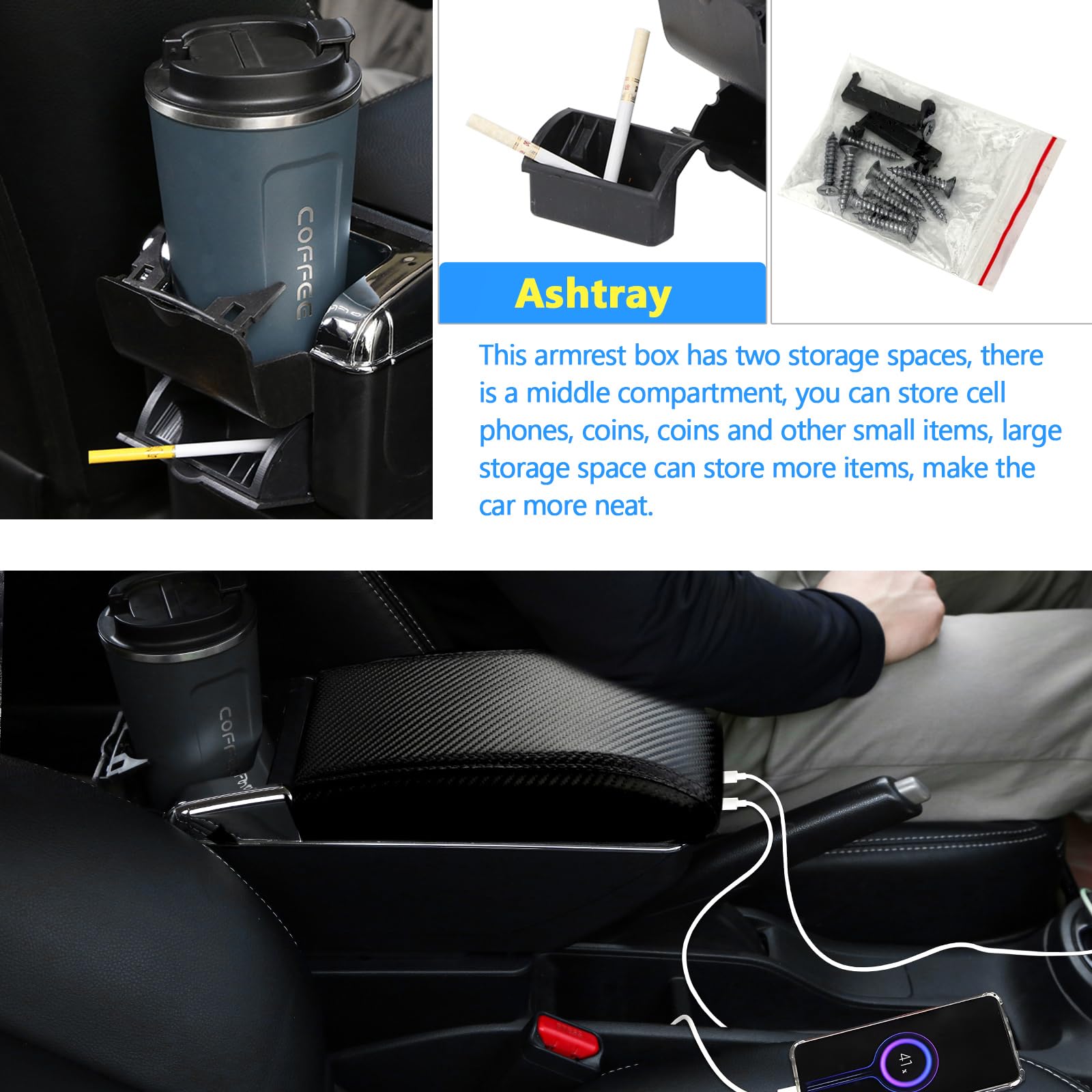 Middenconsole Armsteun Opbergdoos Voor Renault Captur 2013-2017 Voor Kaptur 2016-2017 Auto Accessoires Bekerhouder gemakkelijk Installeren Middenconsole Armsteun Opbergdoos Voor Renault Captur 2013-2017 Voor Kaptur 2016-2017 Auto Accessoires Bekerhouder gemakkelijk Installeren