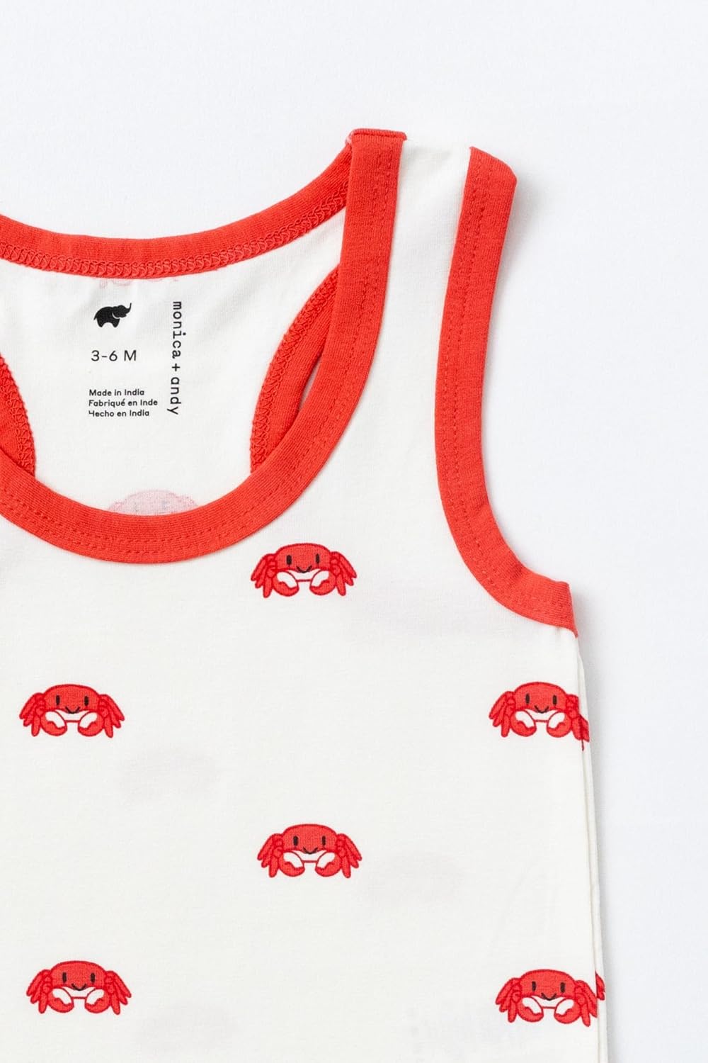 monica + andy Racerback Shortall, 100% Organic Baby Clothes for Boys, Baby Romper, Sizes For Preemie, Newborn & Infant - Image 4