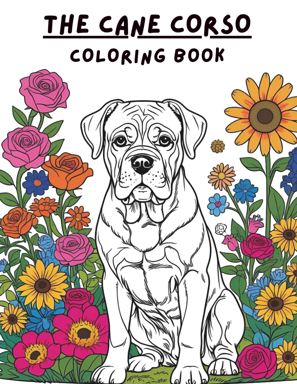 The Cane Corso Coloring Book