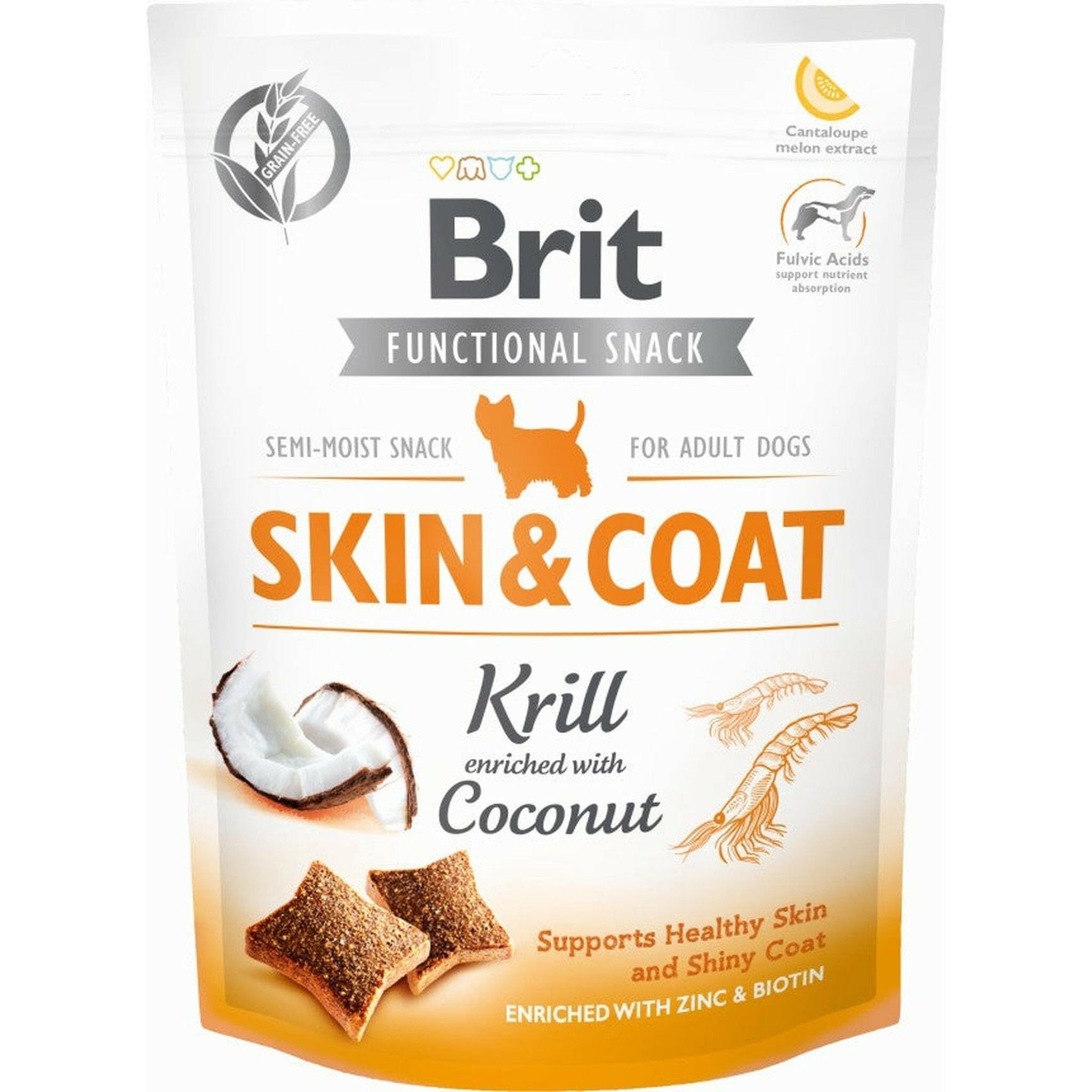 Friandises Brit Functional Snack Recovery Pour Chien - Hareng Et Argousier - 2x150g - Idéal Après Le Sport