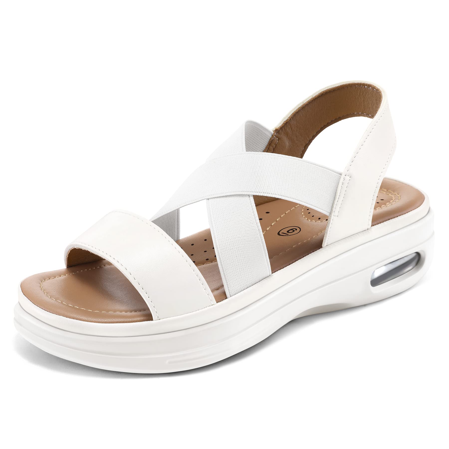 Women's Comfortable Walking Sandals Air Cushion Platform Shoes