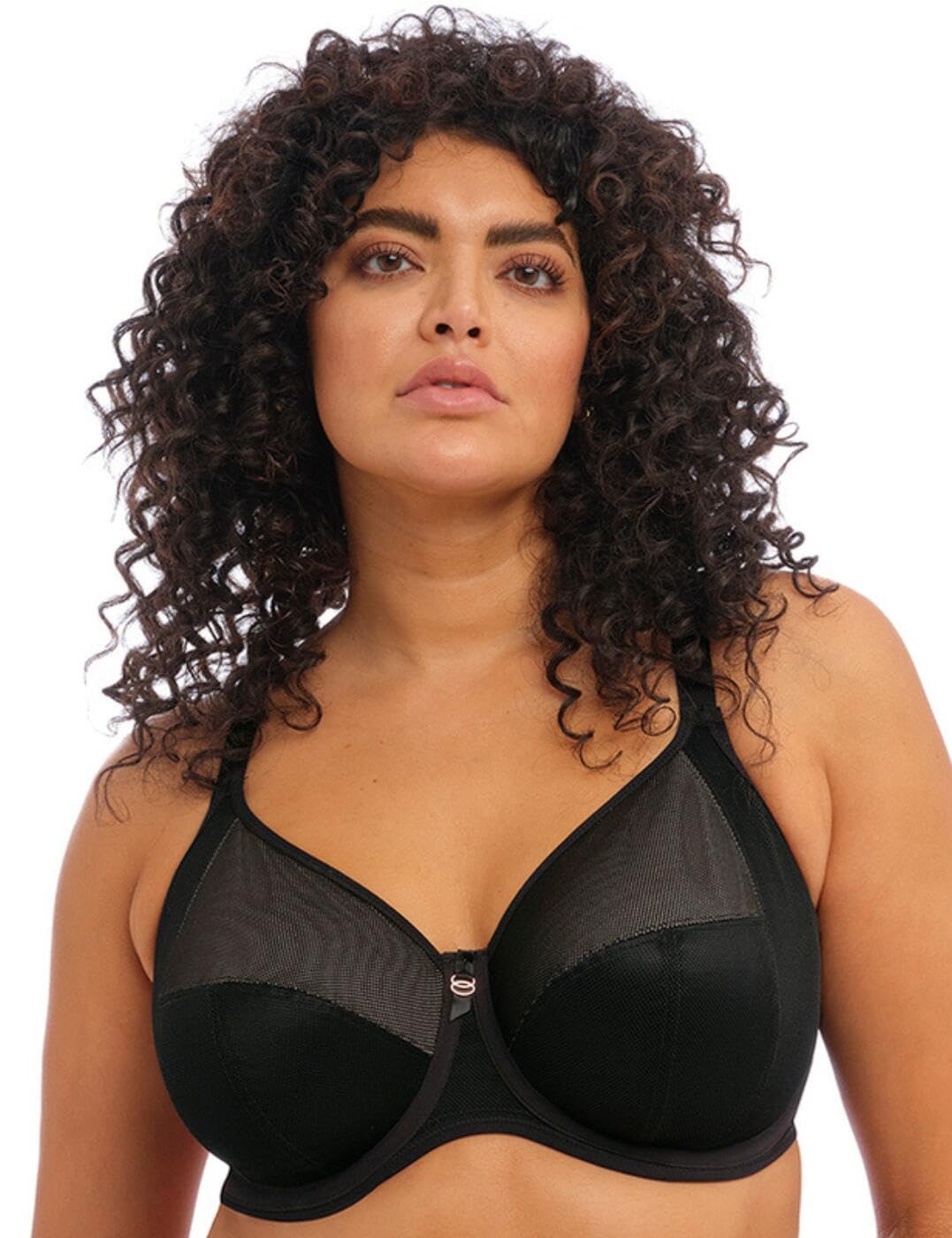 Elomi Women's Black Kintai Underwired Full Cup Bra (36Ff, )