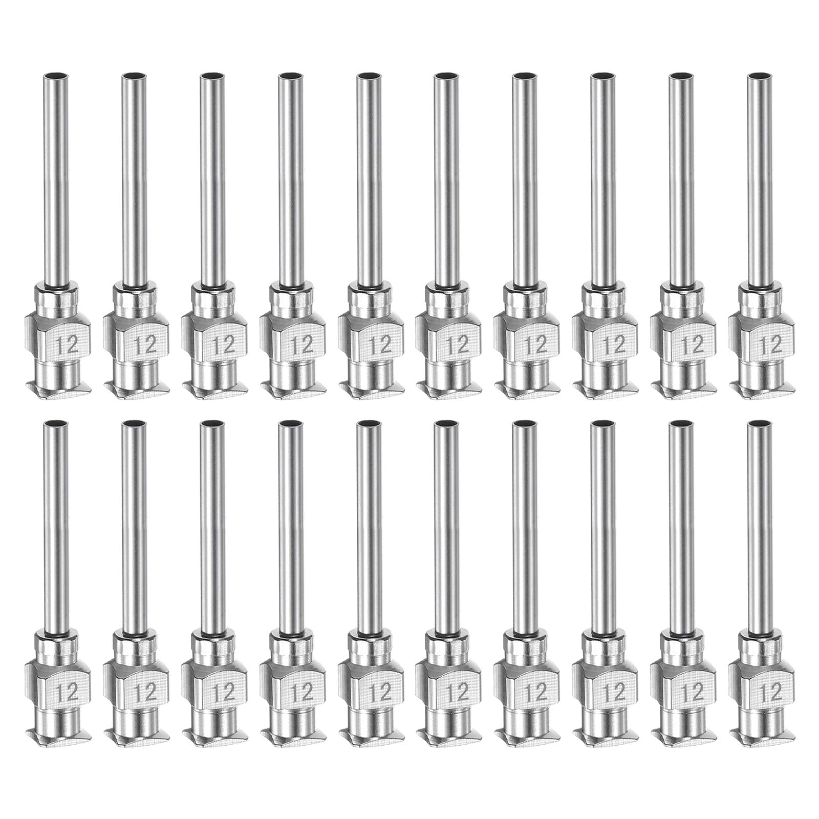 HARFINGTON 20pcs 18Gauge Stainless Steel Dispensing Needles, 1" All Metal Glue Needle Tube Blunt Tips Luer Lock for Thick Liquids, Ink, Glue, Lab Use — Amazon image 17