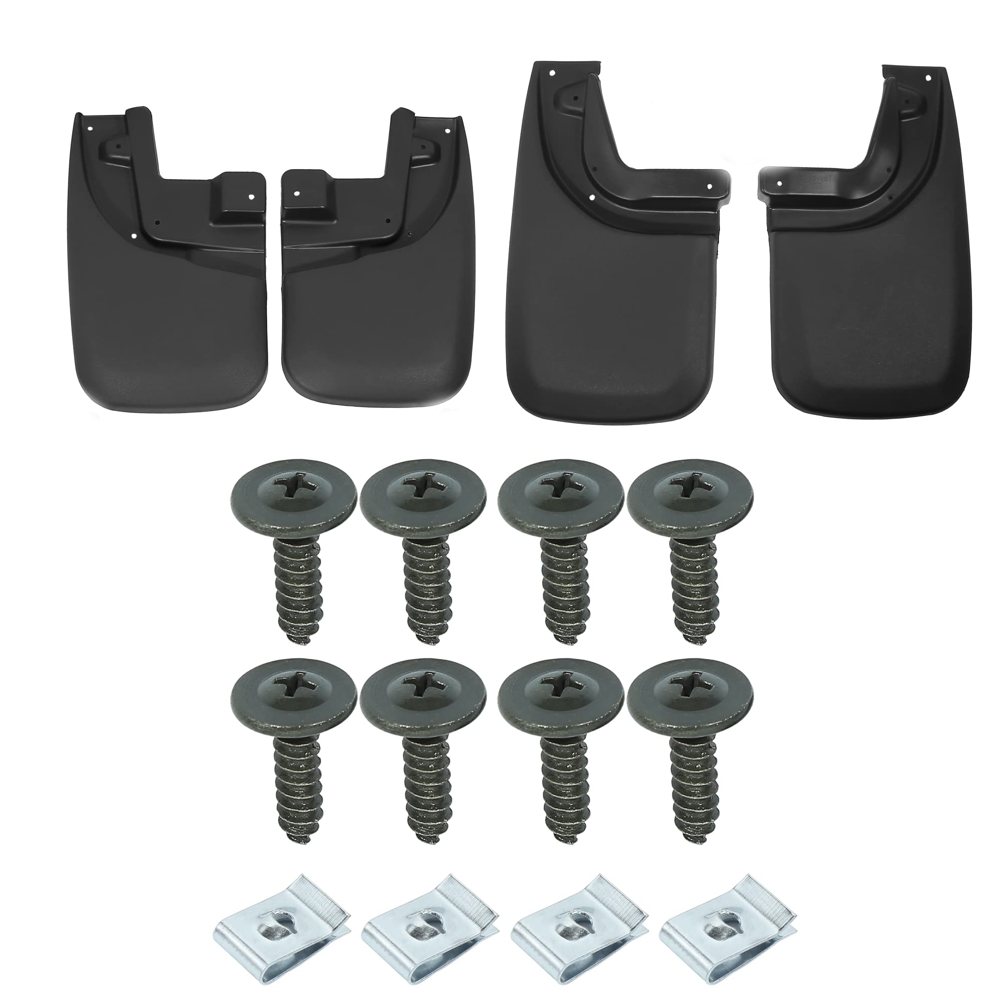 Photo 1 of X AUTOHAUX Mud Flaps Kit for Toyota Tacoma 2005-2015 Splash Guard Front and Rear Mudguards Mud Flap Full Protection Fender Cars Guards Accessories Black