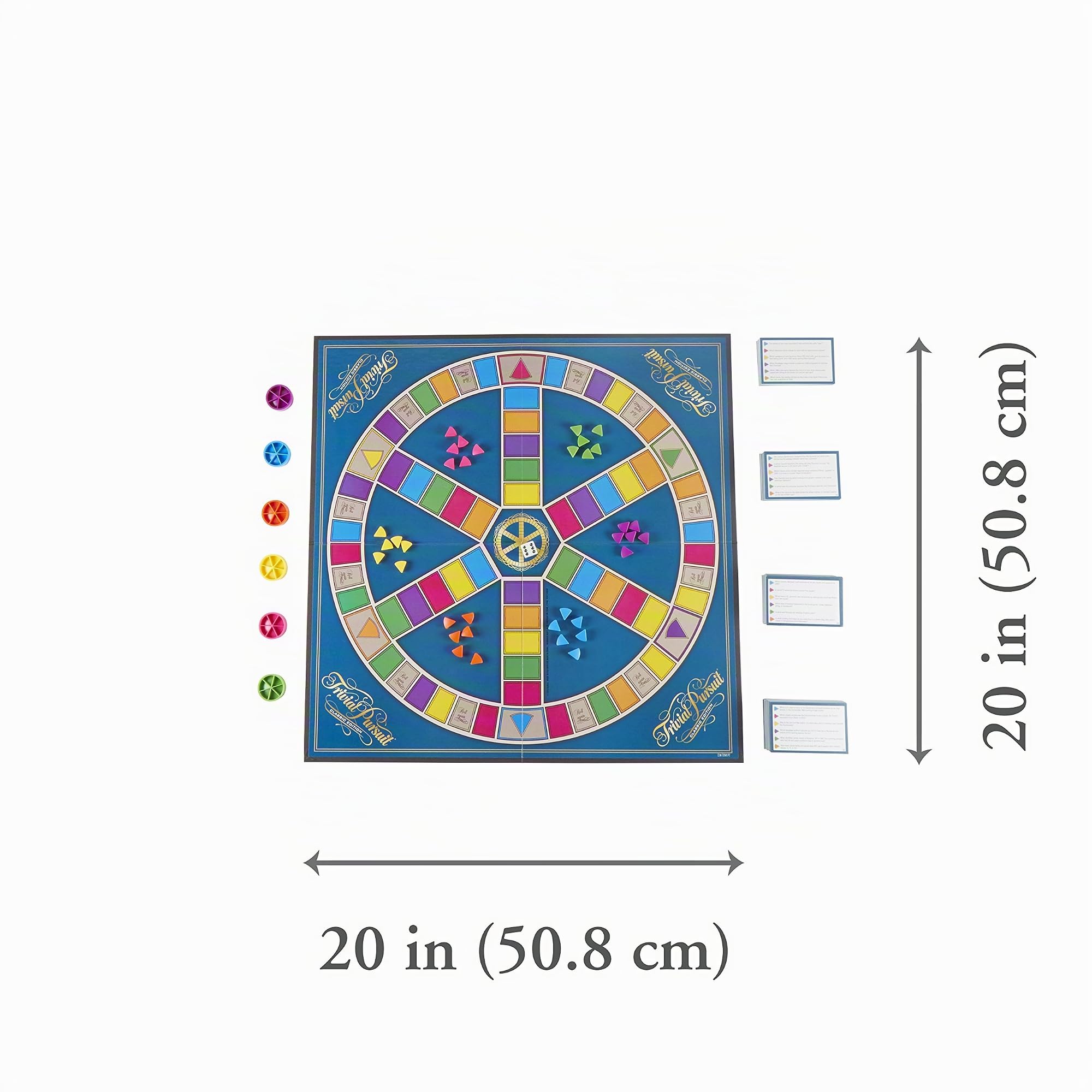Hasbro Gaming C1940103 Trivial Pursuit, à Partir de 16 ans, pour 2 à 4 Joueurs (Version Italienne) Simple Bleu