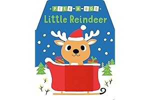 Peek-a-Boo Little Reindeer Plush Reindeer Singing Toy Stuffed Animal