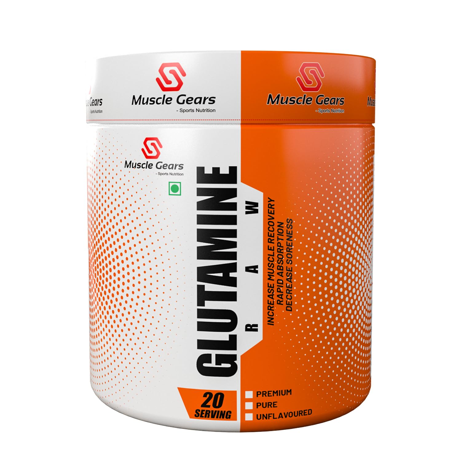 Muscle Gears Glutamine Powder, Amino Acid Support Muscle Recovery For Men and Women Unflavored-image-30