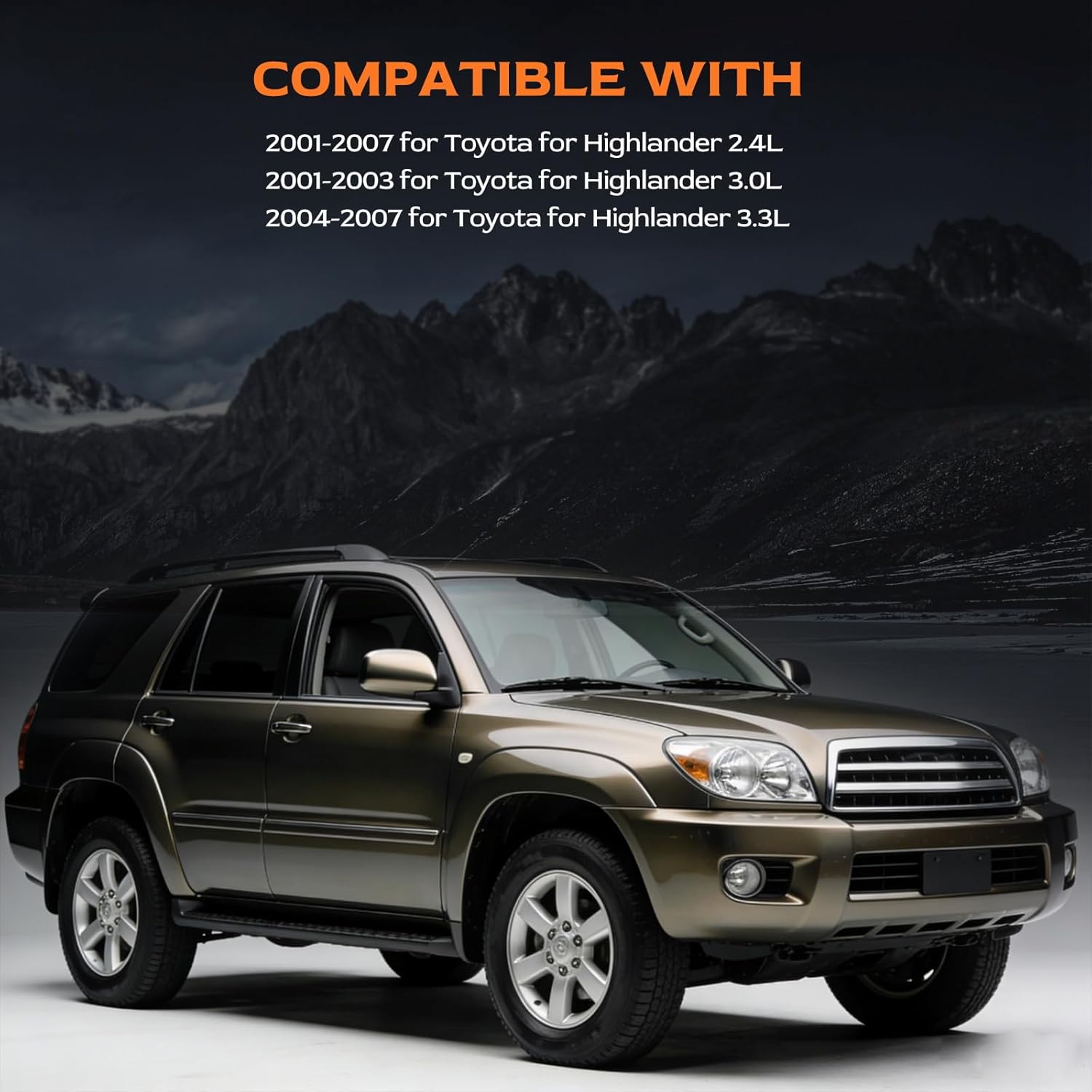 ASAPE Front Right Passenger Side Power Window Regulator Assembly with Motor 748-610 Fit 2001-2007 for Toyota Highlander