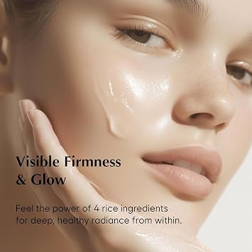 MIDHA Rice Serum – Hydrating, Brightening, Anti-Aging Face Serum – Soothing Formula with Antioxidant-Rich Rice Extract for Radiant, Smooth Skin – 50ml