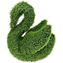 Artificial Grass Topiary Swan Garden Decoration Indoor/Outdoor D cor Lawn Art Home Office Events Wedding