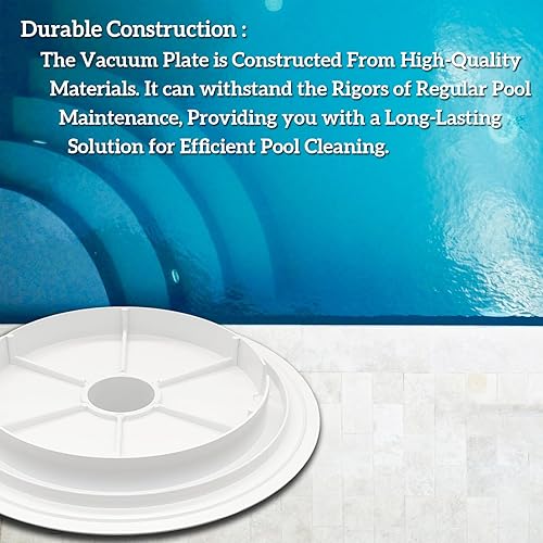 Miniatura 2 de Placa de vacío para desnatadora de piscina de 8 pulgadas de repuesto para Pentair Admiral Pool and Spa Skimmer S15, S20,85001900 Skimmer Cover