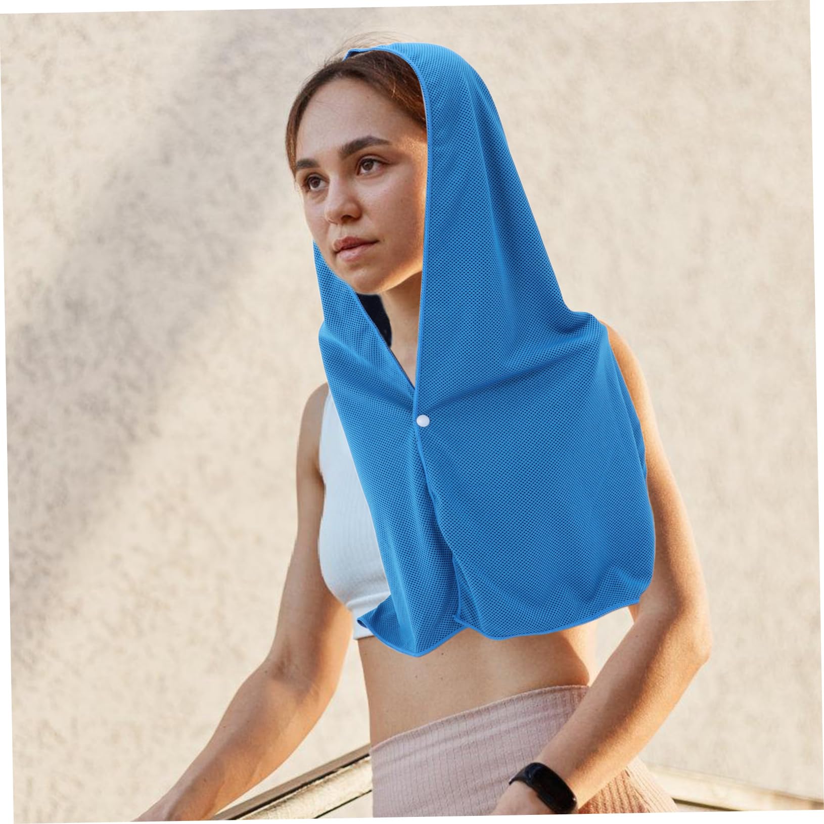 Solaire pour Cyclisme Cagoule Rafraîchissante à Usage Extérieur pour Randonnée Activités Protectrice Respirante Rafraîchissant Ciel