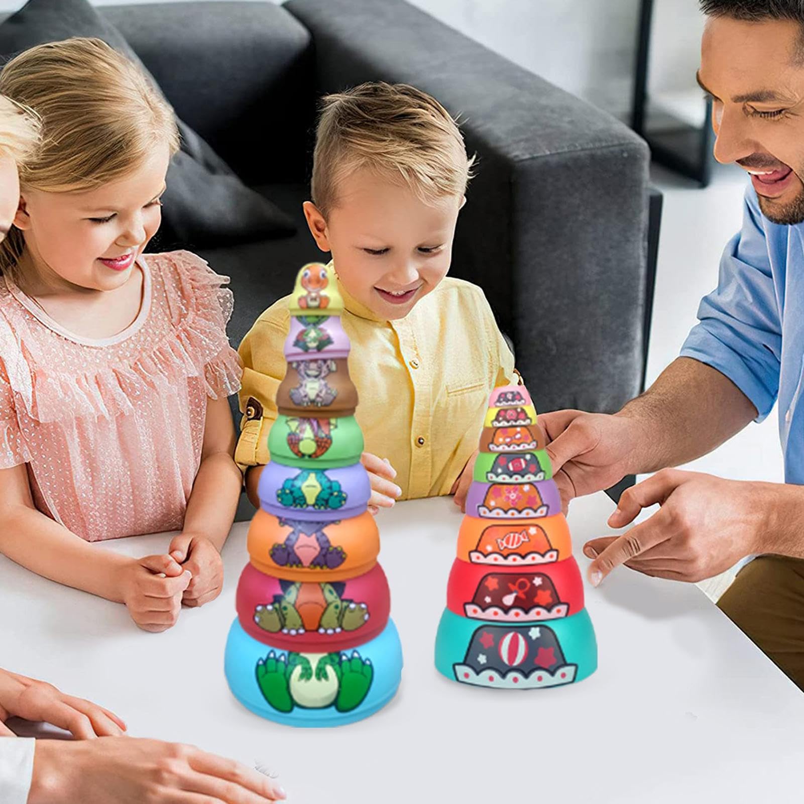 Marque de Poupées Gigognes, 10 Pcs, Série de Poupées Russes Matryoshka Fait Main, Cadeaux, Jouets