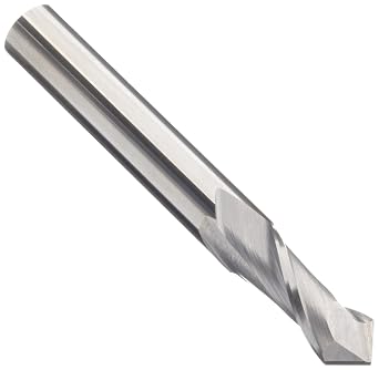 AMG-DP Carbide Drill Mill, Uncoated Bright Finish, 30 Deg Point Angle, 2 Flutes, 2" Overall Length, 0.1875" Cutting Diameter, 0.1875" Shank Diameter