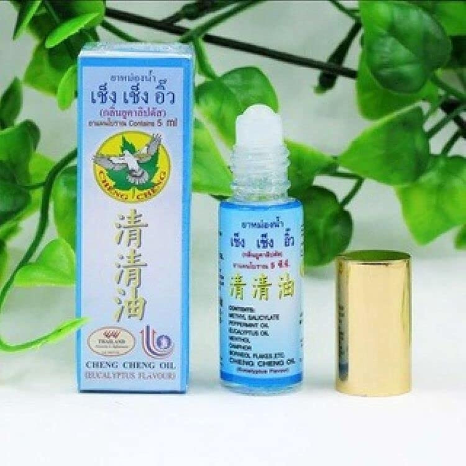 Thailand 100% Authentic Cheng Cheng Oil (Eucalyptus Falvor)