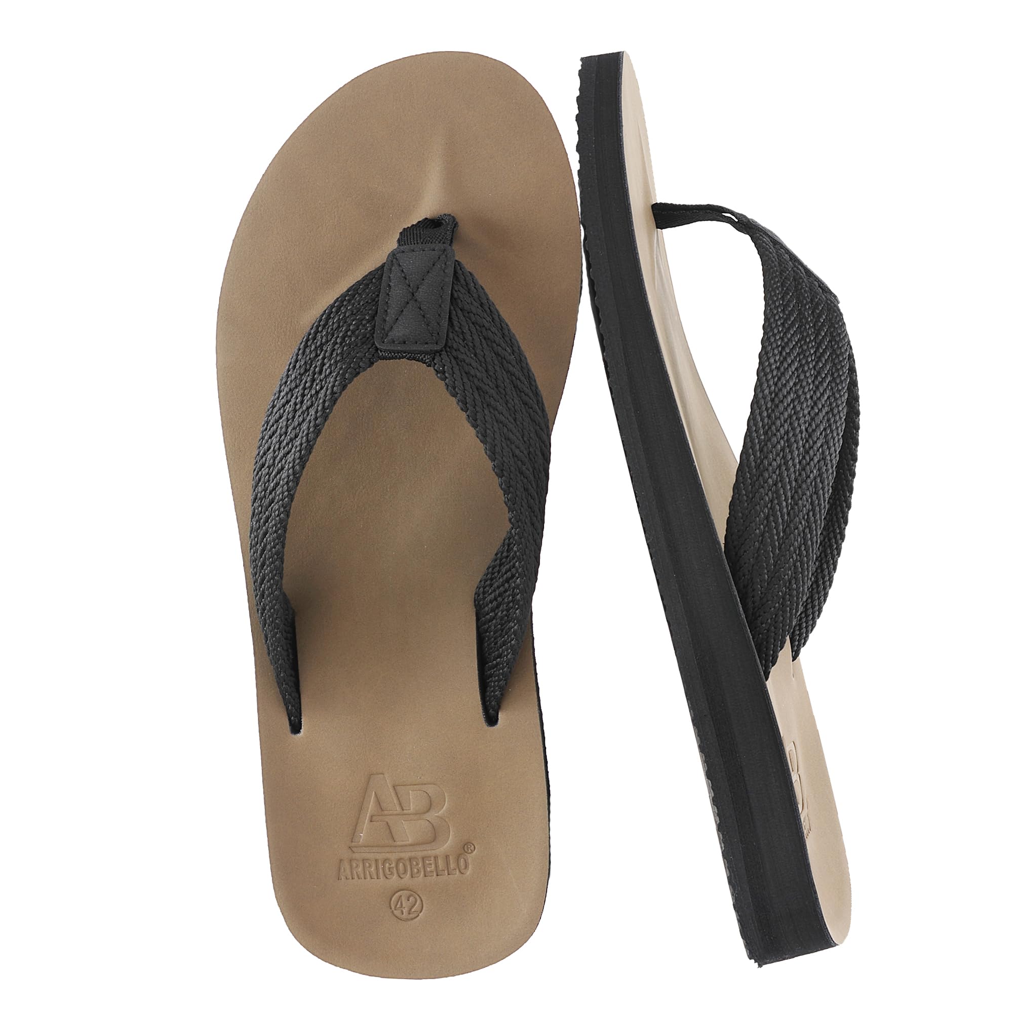 AX BOXING Tongs Homme Antidérapantes Flip Flop été Chaussures de Plage Piscine Sandales EU41-46