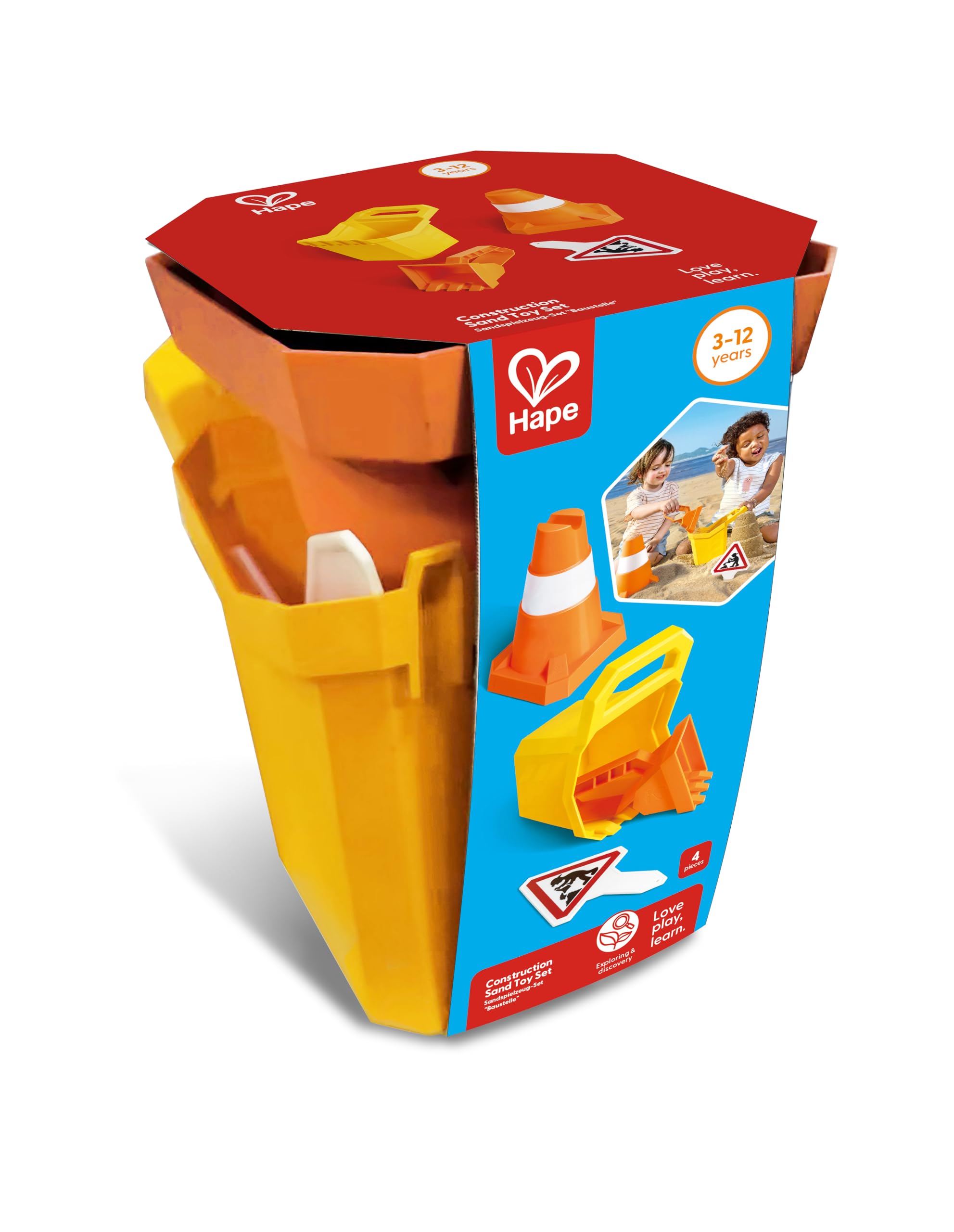 Hape Zestaw zabawek do piasku "Plac budowy"